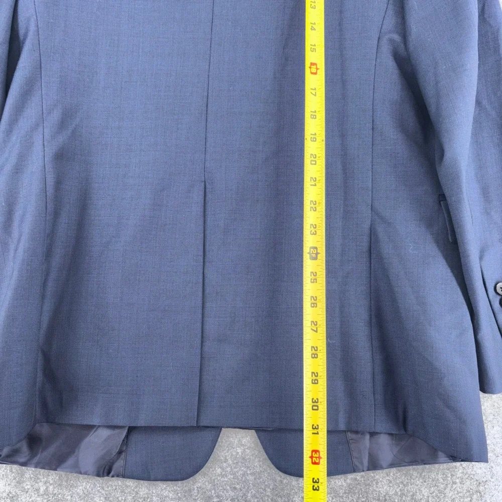 Brooks Brothers Regent Fit Navy Blue 100% Wool Blazer Sport Coat 44L Mens